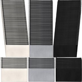 99 Pack Blank Canvas Bag Bulk DIY Craft Zipper Pouch Sublimation Blanks Makeup Pencil Cosmetic Travel Toiletry Storage 8.3 x 5 Inch(Gray, Black, White)