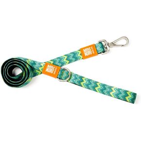Max & Molly Classic Dog Leash ، مقبض قبضة Comfort ، نسيج نوبرين متين وقوي ، أجهزة فضية مصابة بالفرش