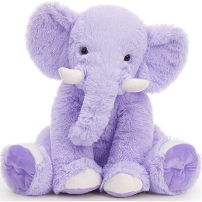 Tezituor 19.6 Inch Plush Elephant Stuffed Animal, Giant Pink Elephant Toys Soft & Cuddly Elephant Plush Gift for Girls, Kids Birthday Gifts, Christmas Valentine's Day