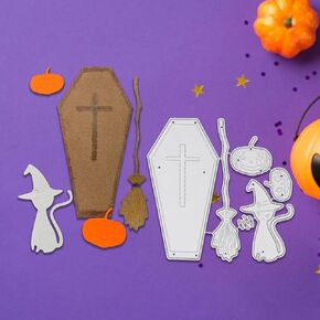 LZBRDY Big Tree Square Rectangle Heart Frame Embossing Metal Cutting Dies for Card Making and Scrapbooking, Halloween Christmas Valentine's Day Die Cuts Stencil