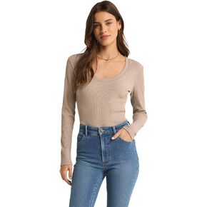 Z SUPPLY Women's Sirena Rib LS Tee