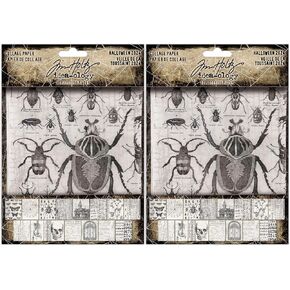 Tim Holtz Idea -Lology Halloween 2024 Collage Packs - 2 item bundle