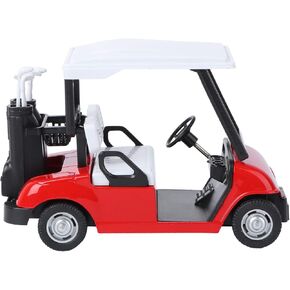 Winomo Die-Cast Model Metal Golf Cart Model ، Action Back Action Golf Cart ، Mini 1:20 Scale GolfCart Motion for Kids Party Decor
