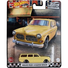 Hot Wheels Volvo P220 Amazon Estate ، Boulevard [Yellow]