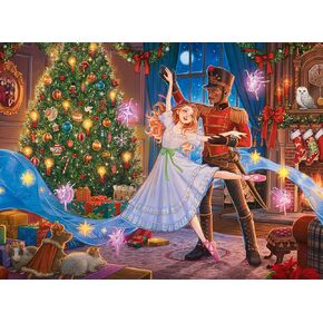 Ravensburger Nutcracker Ballet 200 قطعة XXL Jigsaw Puzzle للأطفال - كل قطعة فريدة من نوعها ، وتناسبها معًا تمامًا