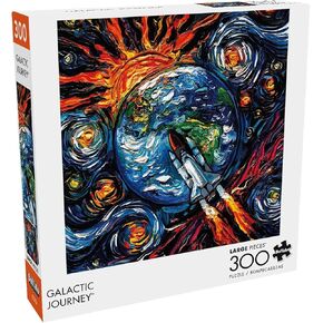 Buffalo Games - Aja Trier - Galactic Journey - Large Piece Jigsaw Puzzle for Adults - Challenging Puzzle Perfect for Game Nights - Finished Size is 21.25 x 15.00
