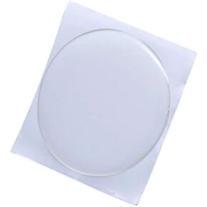 50 PCS 2 بوصة مستدير الايبوكسي لمادة قفص الزجاجة - (50.8 مم) لون واضح in Kuwait