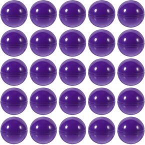 50pcs كبسولات آلة البيع قابلة للملء BAUBLE BAUBLE BAUBLE BAUBLE CLOTBALS جوائز جوائز الحاويات 40 مم/1.57in B ، 4.00x4.00x4.00cm ، الأرجواني ، LK42226Q19MK6GJ