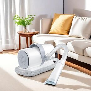 Pet Grooming Vacuum Kit, Hair Vacuum with Cordless Clippers with Capacity, Low Noise Operation, 3 Suction Modes, and 5 Essential Grooming Tools for Dogs and Cats