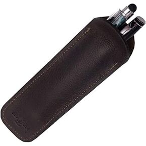 Aston Leather Pen Slip - Brown Double (قلم جلدي/قلم رصاص زلة)
