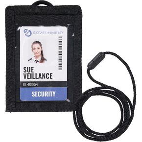 Ergodyne Squids 3389 Wallet Id Badge Holder with Breakaway Neck Lanyard