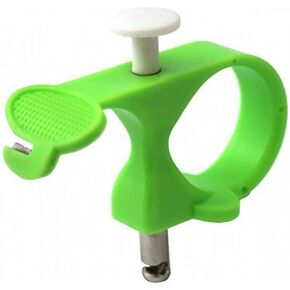 Weishidai Needle Puller, 3 in 1 Thread Cutter Sewing Thimble Shielded Protector Pin Needles Quilting Craft Accessories DIY Sewing Tools(Green)