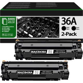 36A خرطوشة الحبر الأسود CB436A (2PACK) متوافق 36A CB436A خرطوشة الحبر على HP 36A | CB436A لـ M1522N M1523NF M1120 MFP P1505 P1505N PRINTER