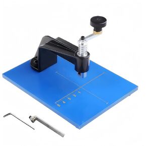 Glass Circle Cutter, Lens Glass Cutting Scoring Tool, Circle Cutter with Scales for Stained Glass DIY Projects Crafts, 0.4" to 4" Circle Diameter 3-Wheel Cutting Head Non-Slip Feet