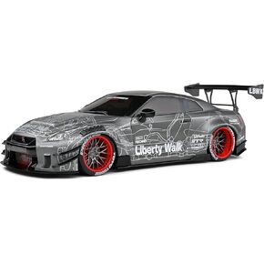 Solido 1:18 Nissan GT-R (R35) W/Liberty Walk Body KIT 2.0 Black 2020