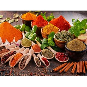 YSCOLOR Diamond Painting Craft Kitchen Spices DIY Diamond Painting Condiment Cross Stitch Mosaic Puzzle 5D Complete Round Diamond Embroidery Beads 11.8X15.8 in/30X40cm