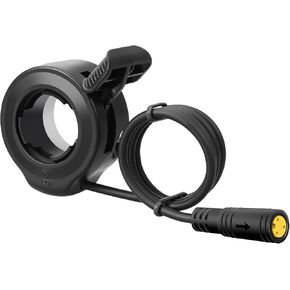 Zeekpowa Thumb Throttle for Bafang 3 Pin Female Connector Speed Throttle for BBS01B BBS02B BBSHD Mid Drive Motor eBike Conversion Kits E-Bike Throttle with 17.7 inch Cable