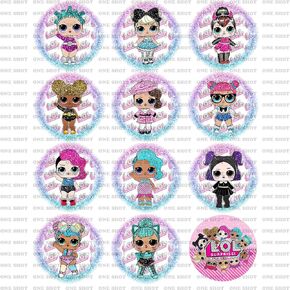 L.O.L Surprise Pinback Buttons Party Favors Decorations