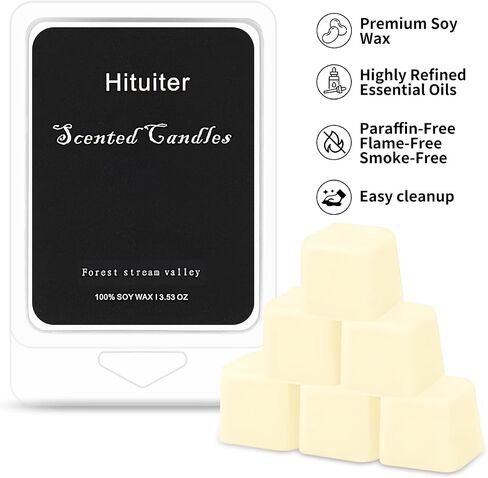 Wax Melts, Wax Melt Warmer Cubes, Wax Warmer Cubes, Scented Wax Melts Wax Cubes Strong Scent Gain Original Scent, 4packs，4cubes Each, Air Freshener in Saudi Arabia