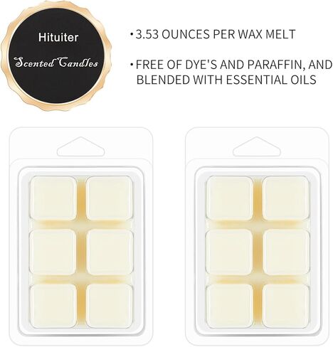 يذوب الشمع، مكعبات الشمع الأكثر دفئًا، مكعبات الشمع الأكثر دفئًا، الشمع المعطر يذوب مكعبات الشمع، رائحة قوية تكتسب رائحة أصلية، 4 عبوات، 4 مكعبات لكل منها، معطر هواء in Kuwait