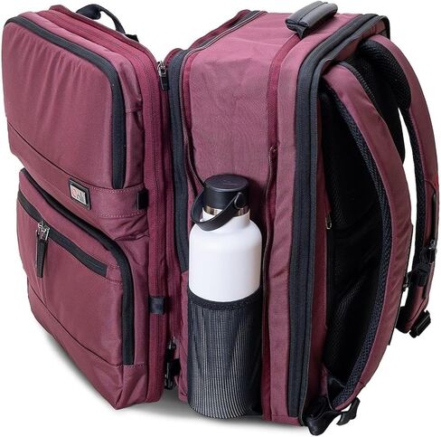 Trilogy Double Pack - World class multiple use backpack - expands into a weekender bag - splits into two seperate bags - handles two 17" laptops and two tablets (Red) in Saudi Arabia