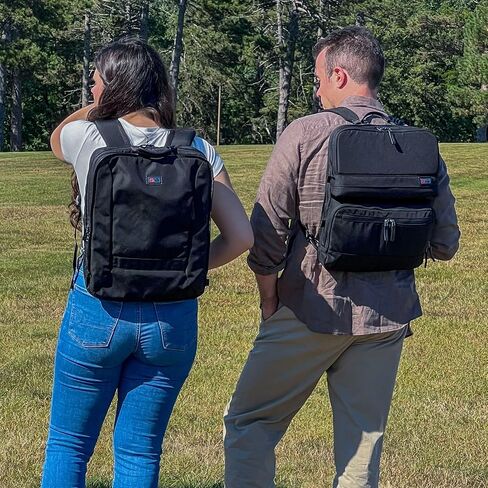 Trilogy Double Pack - World class multiple use backpack - expands into a weekender bag - splits into two seperate bags - handles two 17" laptops and two tablets (Red) in Saudi Arabia