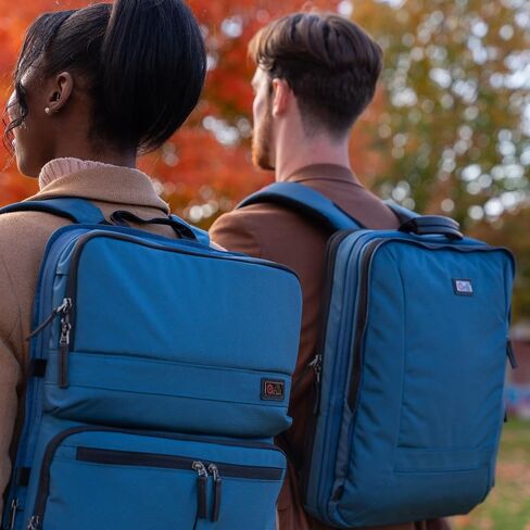Trilogy Double Pack - World class multiple use backpack - expands into a weekender bag - splits into two seperate bags - handles two 17" laptops and two tablets (Red) in Saudi Arabia