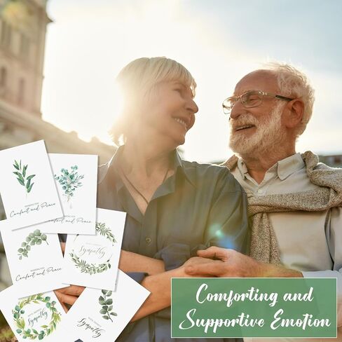 100 Sets Bulk Sympathy Cards with Envelopes and Stickers Condolences Bereavement Greeting Cards to Express Your Condolences(Leaves) in Saudi Arabia