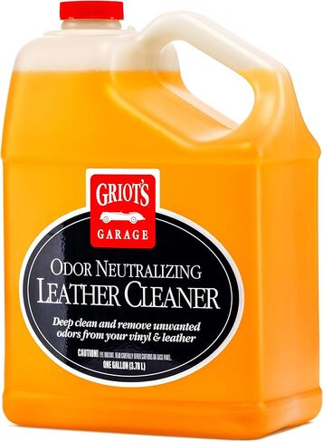 Griot's Garage 10971 Odor Neutralizing Leather Cleaner 22oz – Cleans Leather & Vinyl Seats, Dashboards, Door Panels & More While Removing Odors. Safe On Analine & Pigmented Leather in Saudi Arabia