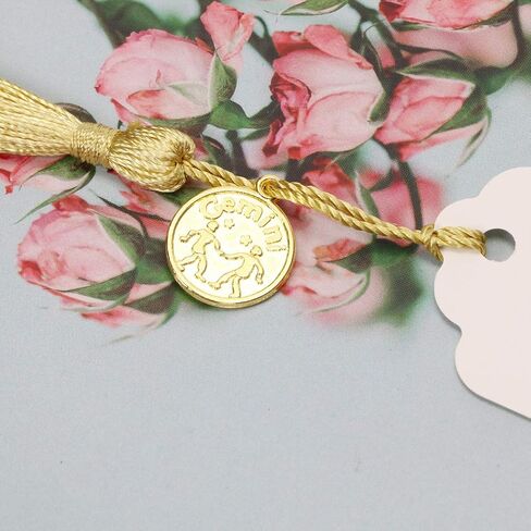 Tupalizy 24pcs Zodiac Sign Scarms Bulk for Betclaces Bracelets key -incain arock المجوهرات جعل المخططين خمرًا الجولة 12 معلقًا كوكبة للهدية عيد ميلاد DIY عيد ميلاد عيد الميلاد in Kuwait