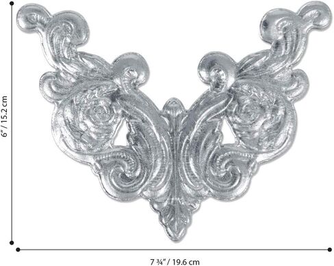 Sizzix 3-D Impresslits Embossing Folder Fanciful by Tim Holtz, Multicolor in Saudi Arabia