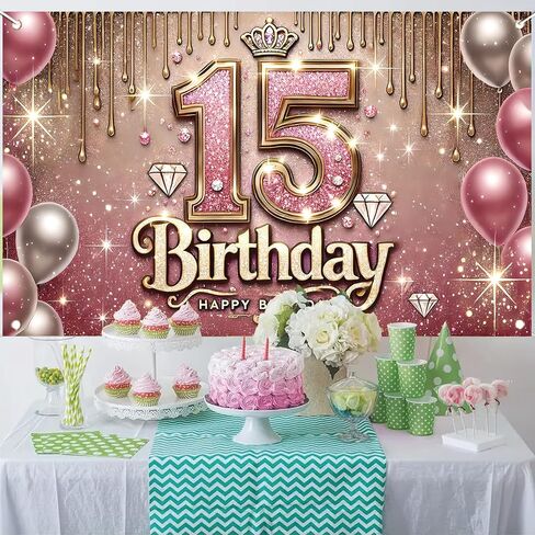 Pink and Gold 2nd Birthday Backdrop Princess Theme Party Decoration Elegant Floral Balloon Banner for Girls Second Birthday Photo Booth Background 71 x 43 inch in Saudi Arabia