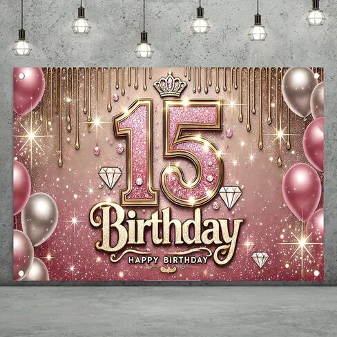 Pink and Gold 2nd Birthday Backdrop Princess Theme Party Decoration Elegant Floral Balloon Banner for Girls Second Birthday Photo Booth Background 71 x 43 inch in Saudi Arabia
