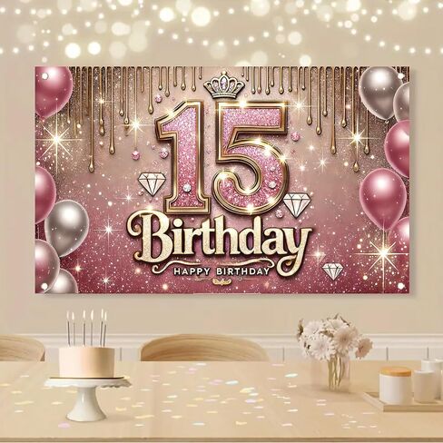 Pink and Gold 2nd Birthday Backdrop Princess Theme Party Decoration Elegant Floral Balloon Banner for Girls Second Birthday Photo Booth Background 71 x 43 inch in Saudi Arabia