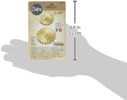 Sizzix 3-D Impresslits Embossing Folder Fanciful by Tim Holtz, Multicolor in Saudi Arabia