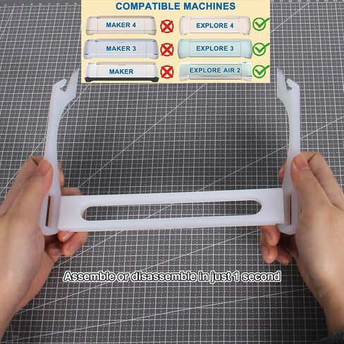 صينية امتداد Lopasa لـ Cricut Maker 3/Maker ، وملحقات حامل الحصيرة ، وموسع الدرج لـ 12 × 12 حصيرة ، وملحقات آلات القطع الأساسية in Saudi Arabia