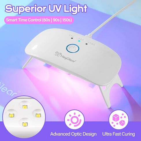 HeyClear 100g UV Resin kit with Molds, Tools for Beginners Jewelry Making in Saudi Arabia