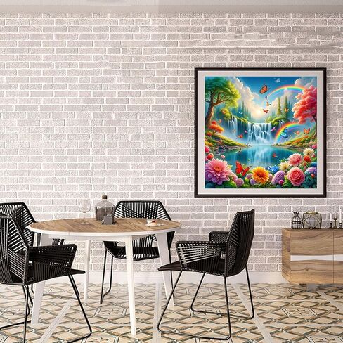 Lion 5D Diamond Painting Kits for Adults Beginners-Lion Forest Diamond Art Kits for Adults,DIY Gem Art for Adults Animal for Gift and Home Decoration(14x14inch) in Kuwait