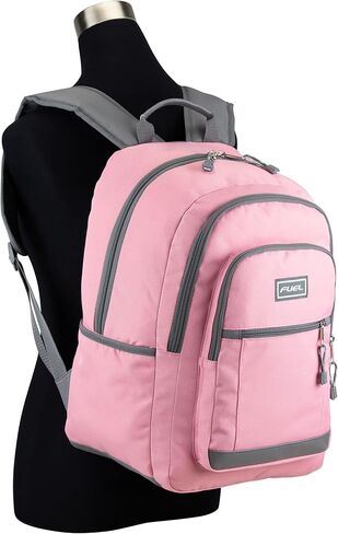 FUEL Laptop Bag Hiking Travel Commuter Carry On Casual Water Resistant College Daypack Classic Computer Bag Backpack for Women, Pink in Kuwait