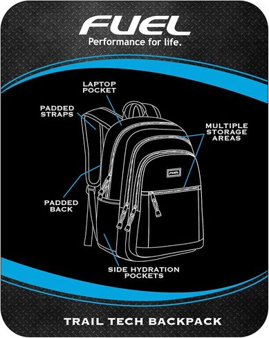 FUEL Laptop Bag Hiking Travel Commuter Carry On Casual Water Resistant College Daypack Classic Computer Bag Backpack for Women, Pink in Kuwait