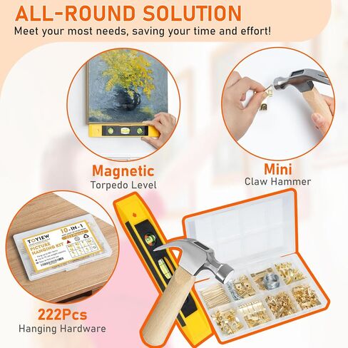 أدوات معلقة للصور ، 315 ٪ معلقة أجهزة مع السنانير ، والأسلاك ، والأظافر ، وخاتم د ، ومجموعة معلقة على الجدار مع الشماعات ، ومستوى مغناطيسي ، ومطرقة مخلب وردية صغيرة ، وأظافر لسكان الصور للديكور المنزلي in Kuwait