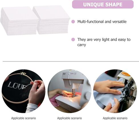 200 Pcs Diamond Shape Quilting Paper Templates for DIY Patchwork Sewing Crafts, 1.96x1.45x0.11 Inch, Versatile Crafting Supplies for Quilting, Sewing in Saudi Arabia