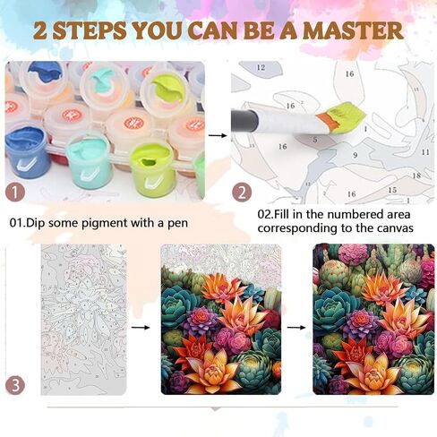 Nzhidey Sea Turtles Paint by Number with Frame 12x12-Framed Paint by Numbers Kit for Adults on Canvas, Turtles Paint by Numbers Kit for Adults Framed with Brushes Acrylic Paints for Home Wall Decor in Saudi Arabia
