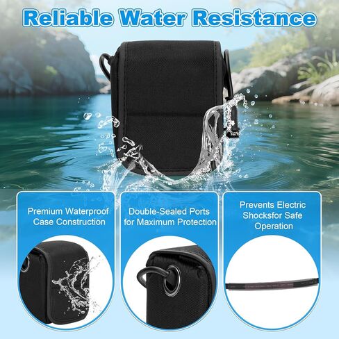 مجموعة طاقة البطارية بقدرة 20 أمبير في الساعة، حزمة بطارية ليثيوم أيون محمولة مقاومة للماء ومزودة بشاحن 110 فولت وملحقات توصيل الجهاز (PPK-20Ah) | ملحقات صيد الكاياك in Kuwait