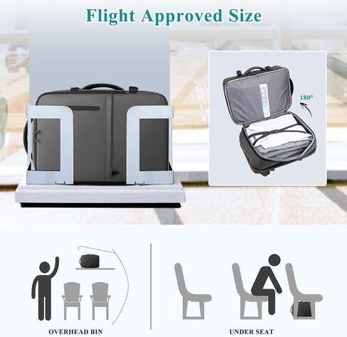 Long Keeper Travel Backpack - Women Men Expandable Waterproof Laptop Backpack Casual Carry On Bag With USB Charging Port (Grey) in Saudi Arabia