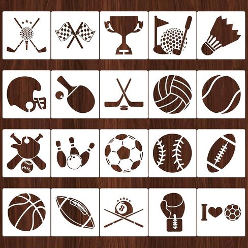 22PCS Baby Shower Stencils for Painting, Baby Theme Painting Templates, Small Animals Template for Painting, 5 Inch Cute Baby Shower Stencils for Onesie Decorating Kit in Kuwait