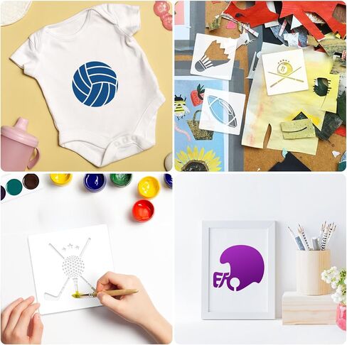 22PCS Baby Shower Stencils for Painting, Baby Theme Painting Templates, Small Animals Template for Painting, 5 Inch Cute Baby Shower Stencils for Onesie Decorating Kit in Kuwait