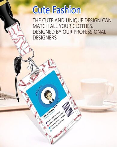 Badge Reels Retractable with Carabiner Reel Clip, ID Name Tag Work Badge Holder Belt Ferrule, Identity ID Badge Holder Cover Case for Office Nurse Teacher Student Gifts(Watercolor Purple Flower) in Kuwait