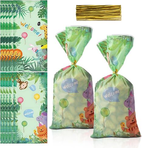 100Pcs Graduation Treat Bags Congrats Graduates Treat Bags Black Gold Cellophane Bags with Twist Ties Plastic Grad Goodie Bags 4 Styles Gift Bags Candy Bags for Graduation Party Favors Decorations in Saudi Arabia