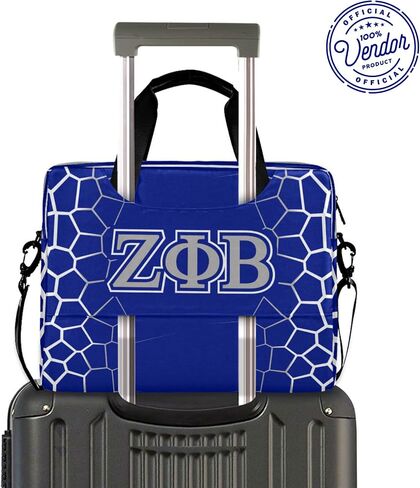 Bad Bananas BBGreek Zeta Phi Beta Sorority Paraphernalia - Official Vendor - 16 Inch Laptop or Tablet Case - Finer Woman in Saudi Arabia